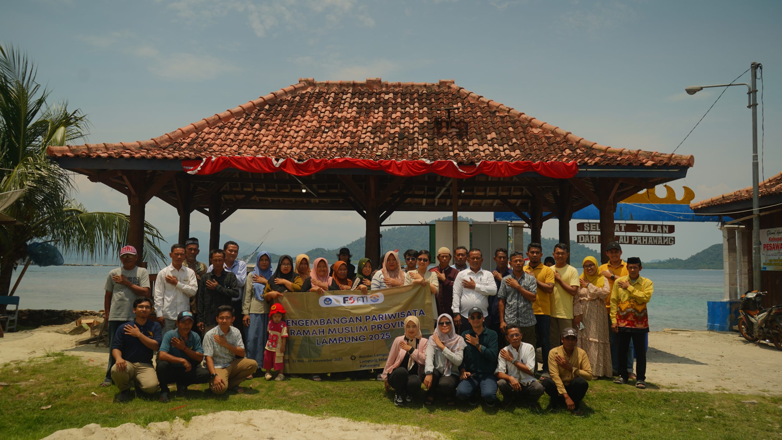 Pusat Halal Itera dan BI Sosialisasikan SOP Sanitasi dan Fasilitas Ibadah Ramah Muslim di Pulau Pahawang